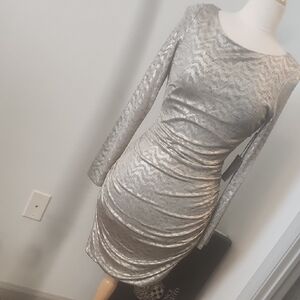 Vince Camuto Dress Gold 12 NWT